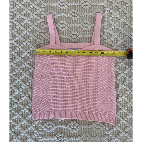 Sandy Liang Designer Collab Target Baby Pink Knit Sweater Tank XXS - Picture 7 of 10